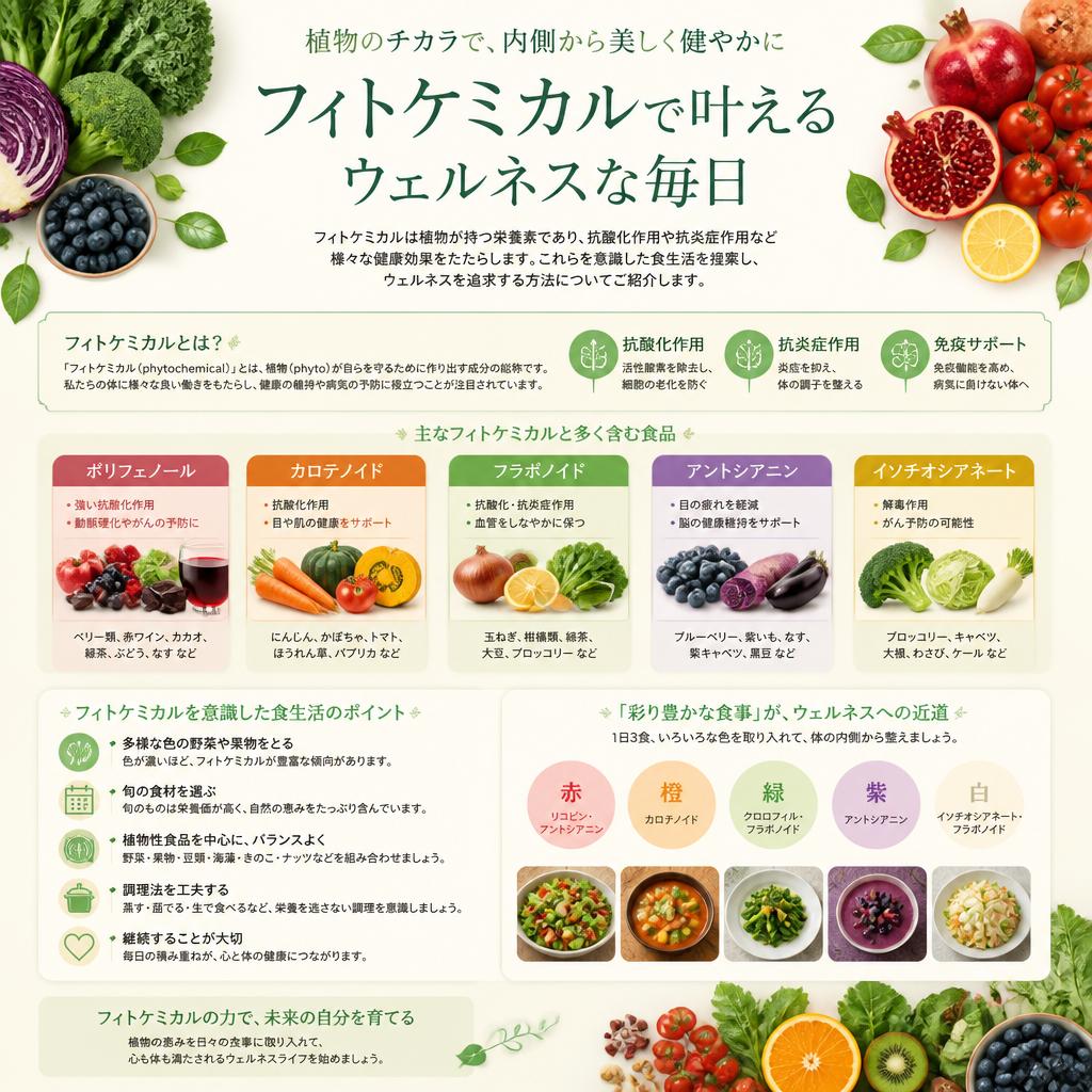 フィトケミカルの力: 自然治癒力を引き出そう