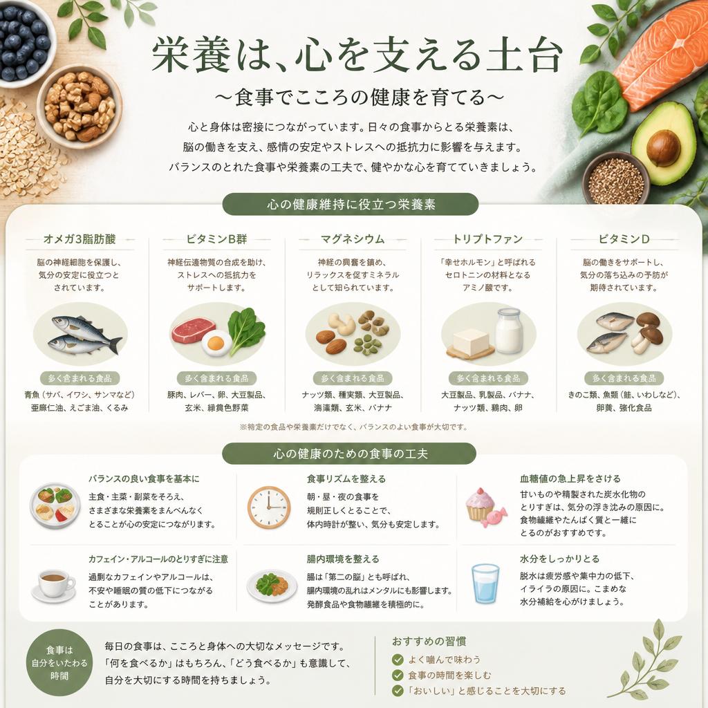 心と身体の健康: 栄養が支える新しいライフスタイル