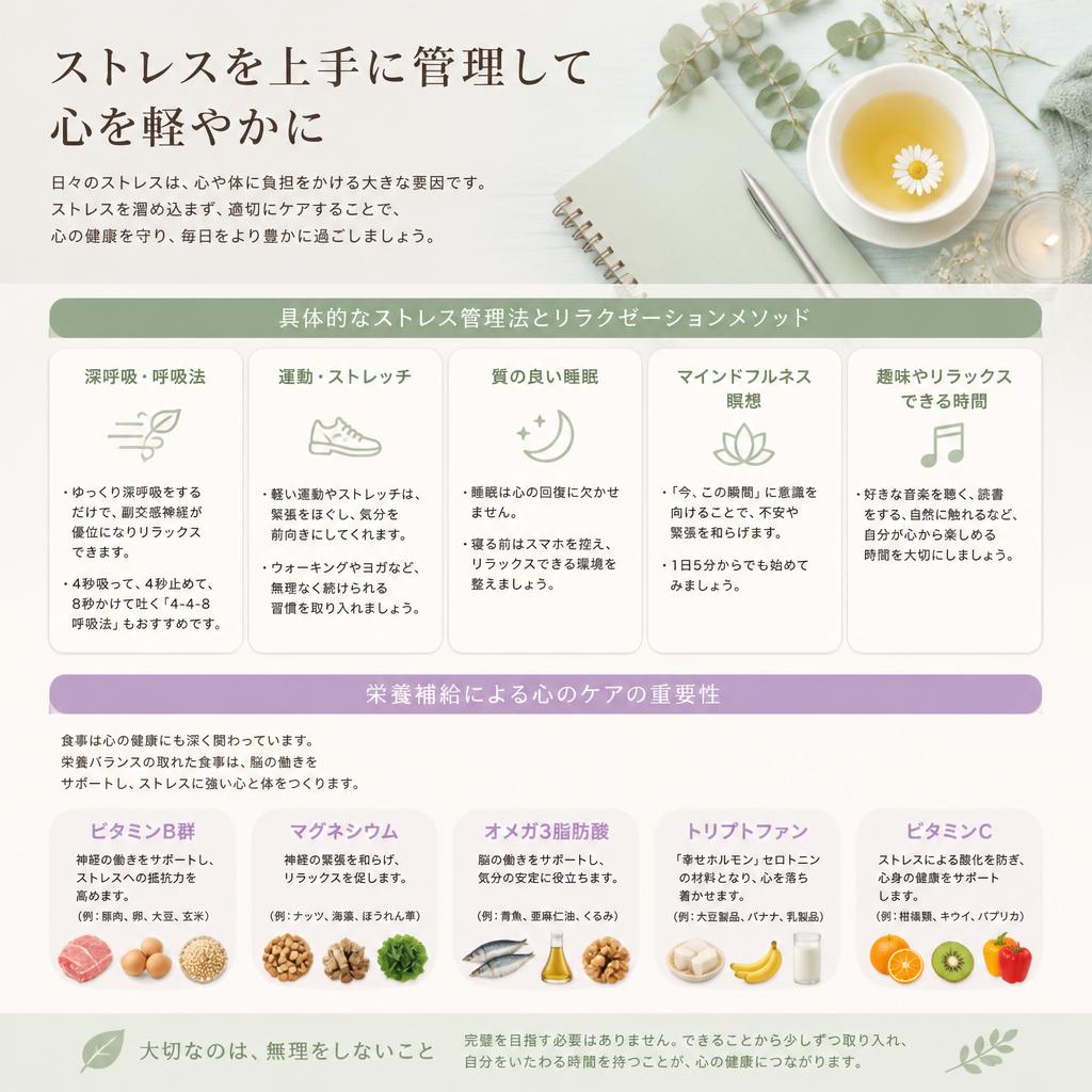 ストレス管理とその手法