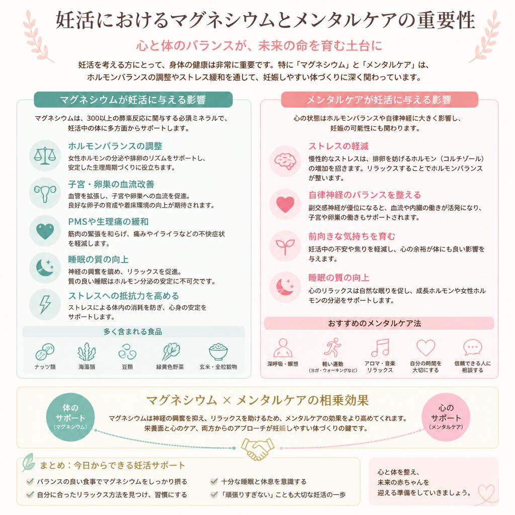 妊活と健康な身体の関係