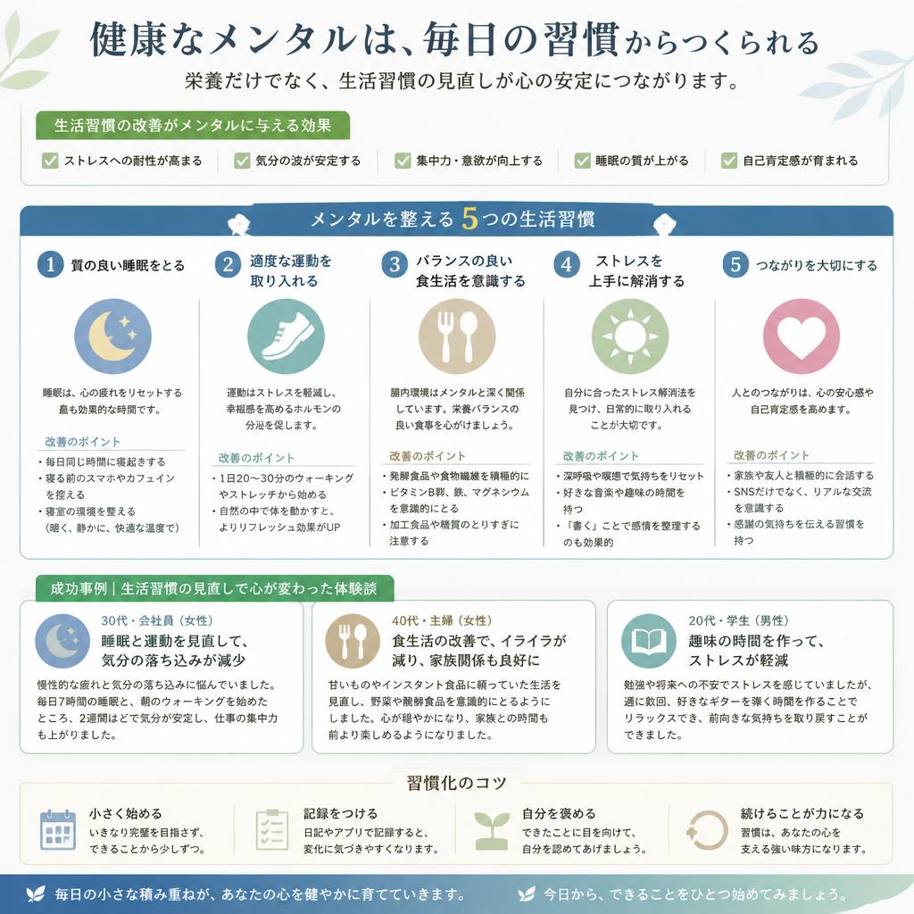3. 生活習慣の改善が鍵