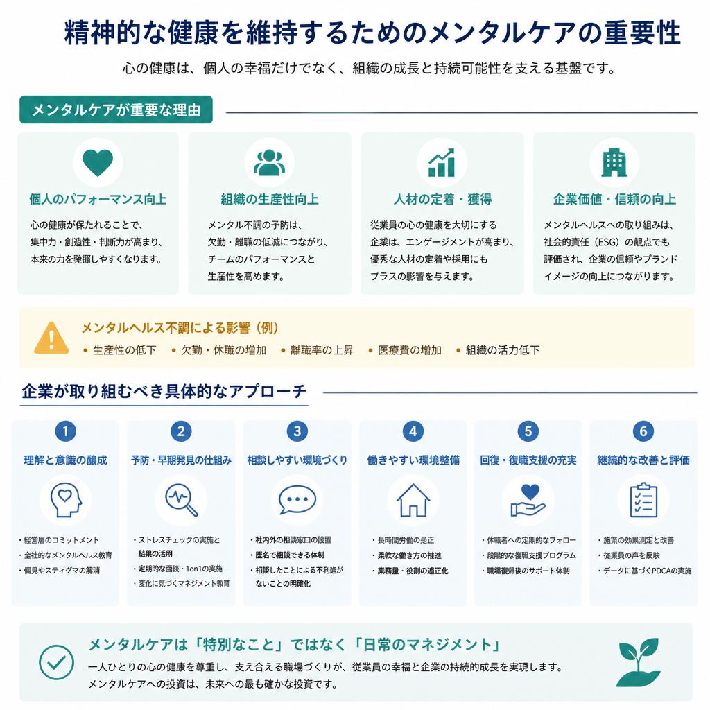 3. 従業員のメンタルケアへのアプローチ