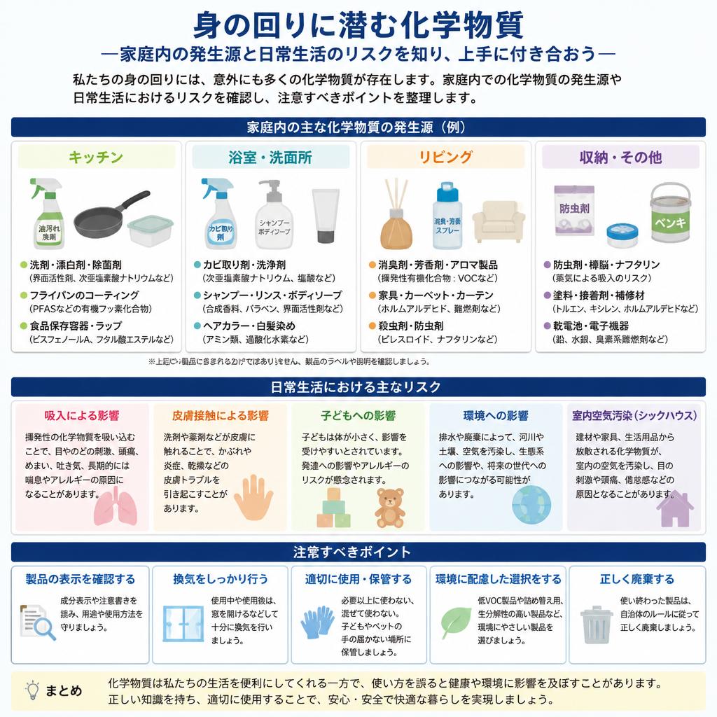 生活環境に潜む化学物質