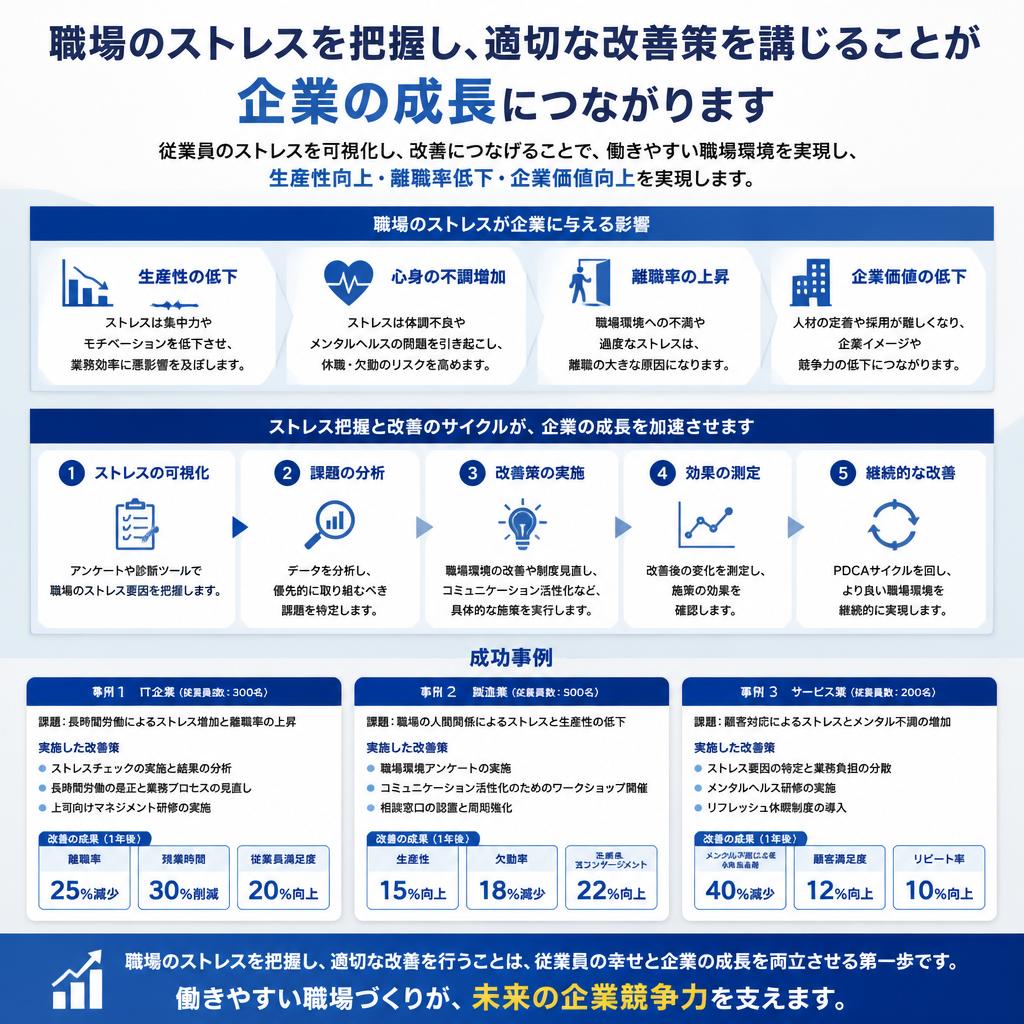 ストレスチェックと改善サポート