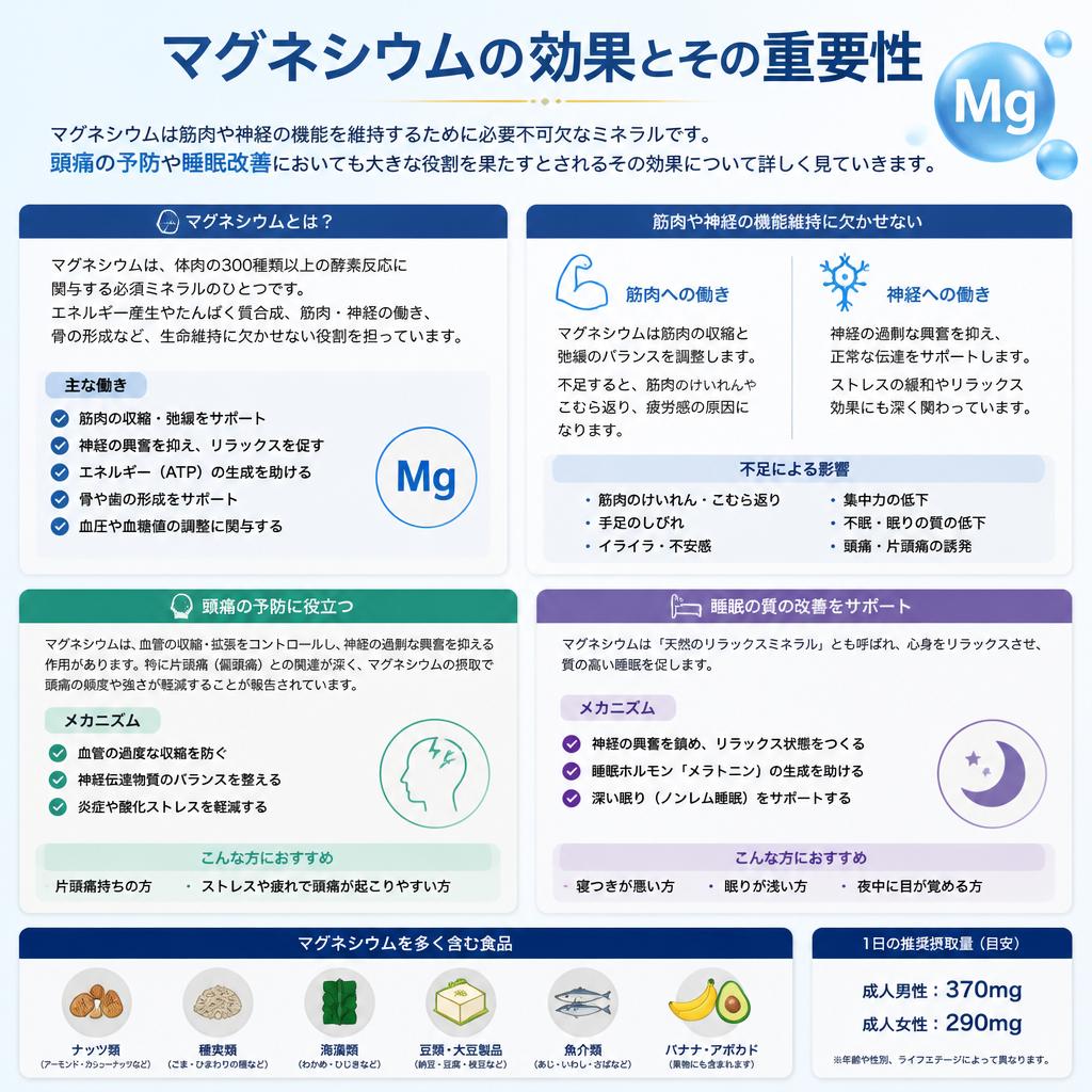 マグネシウムの重要性