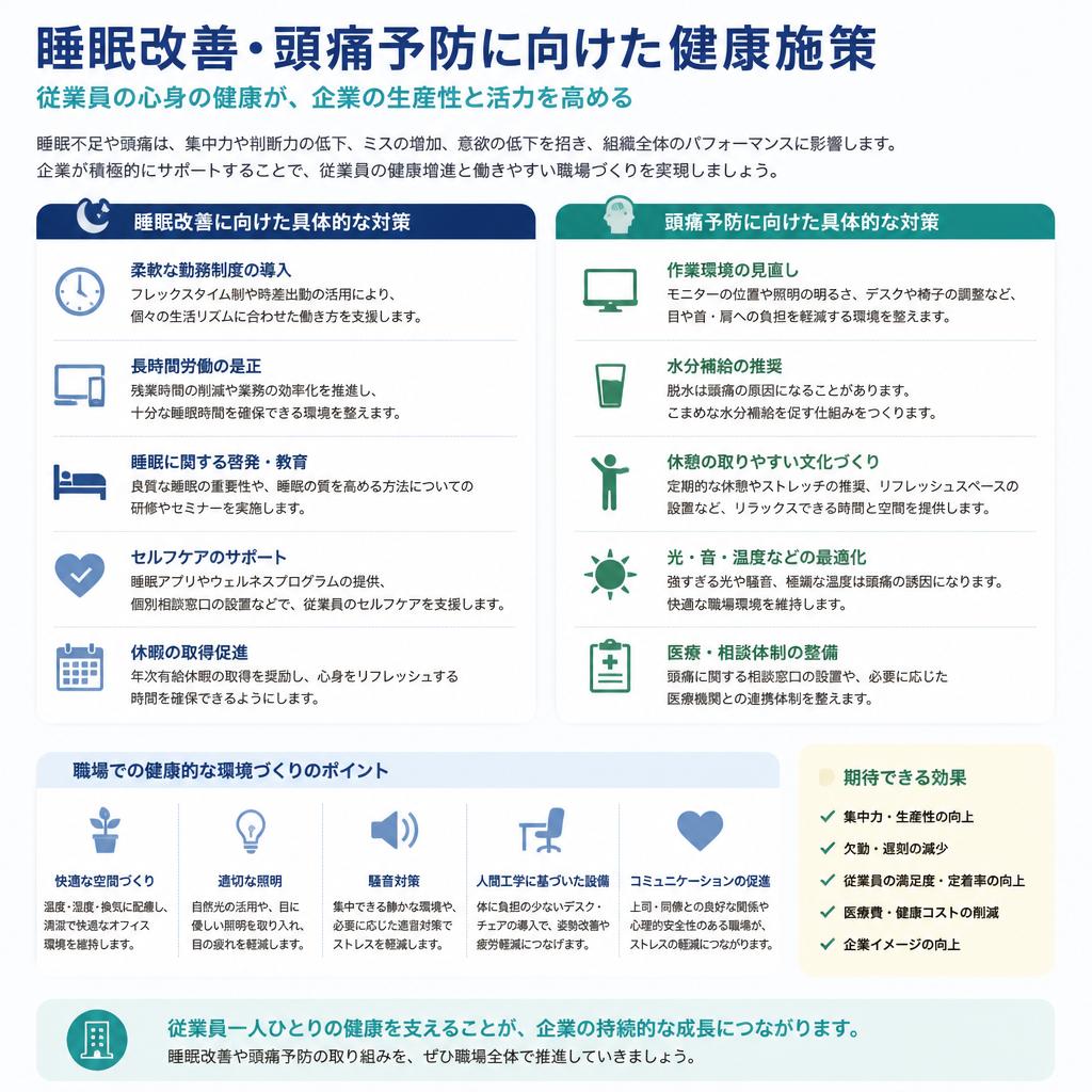 健康施策としての取り組み