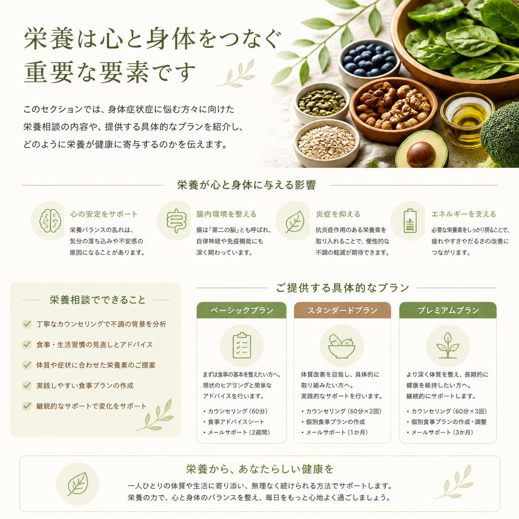 栄養指導の必要性と効果