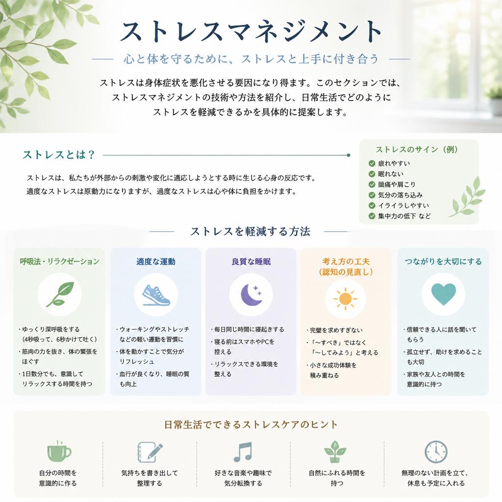 ストレスマネジメントの重要性
