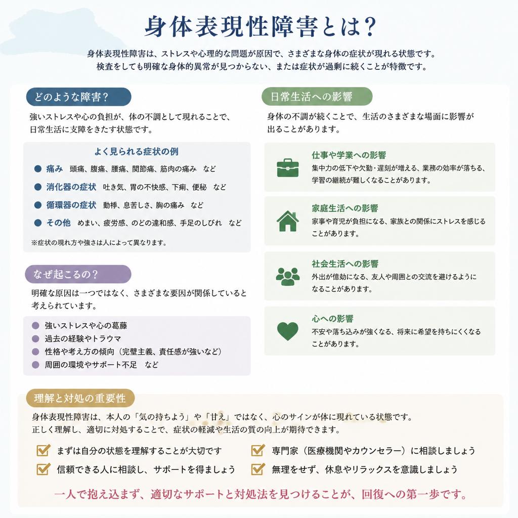 身体表現性障害について