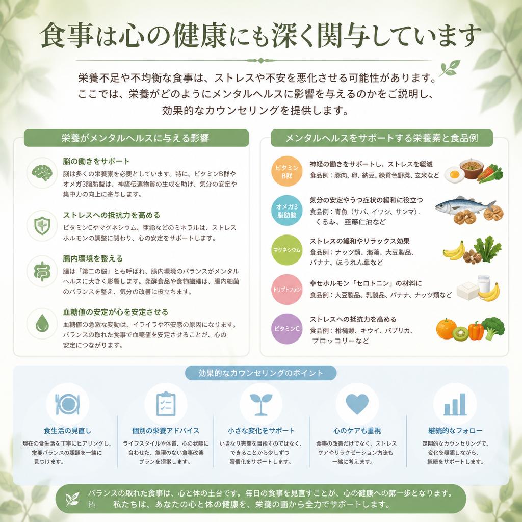 栄養とメンタルヘルスの関係