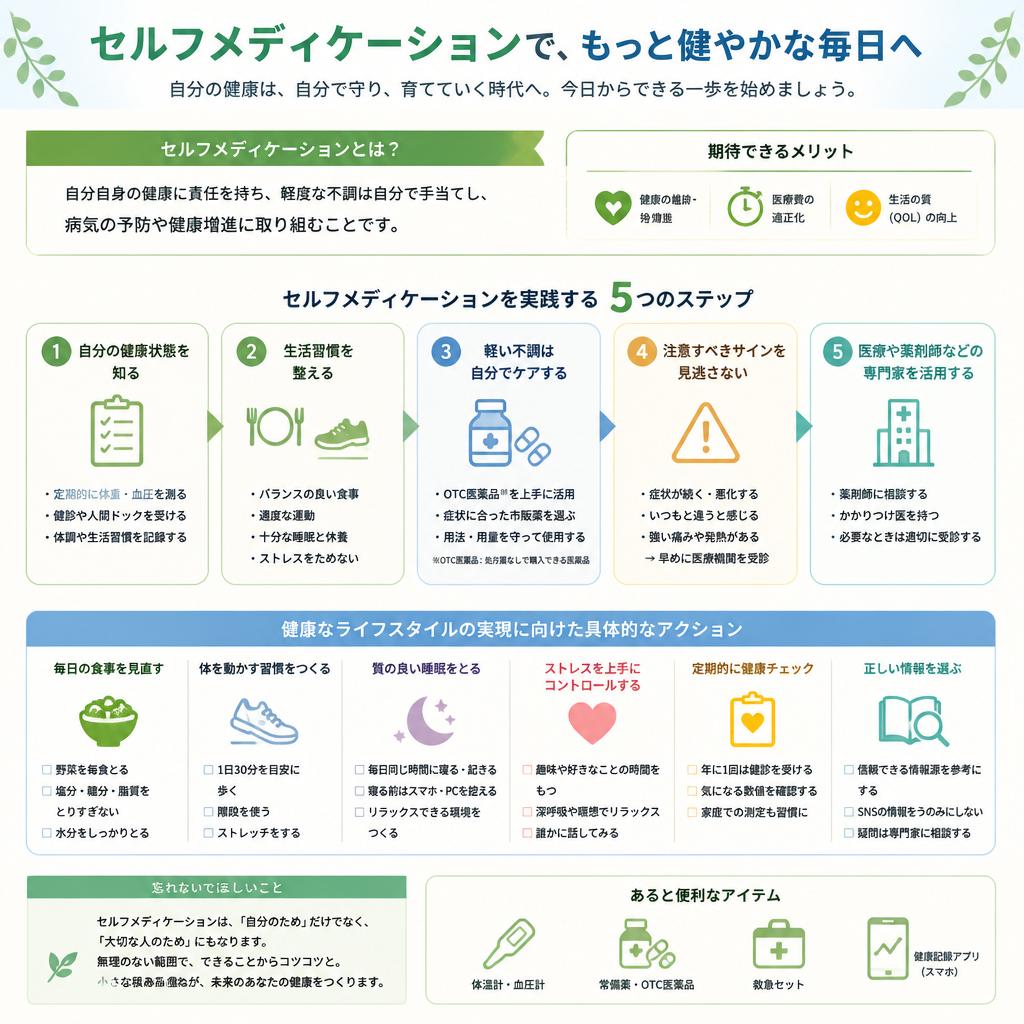 健康を促進するための具体的なステップ