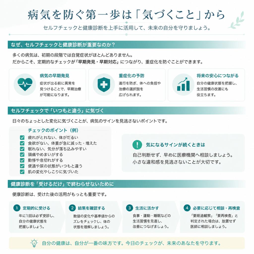 病気予防:早期発見と対策