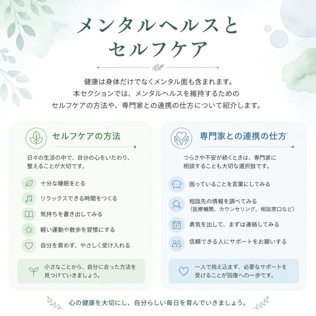 メンタルヘルスの重要性