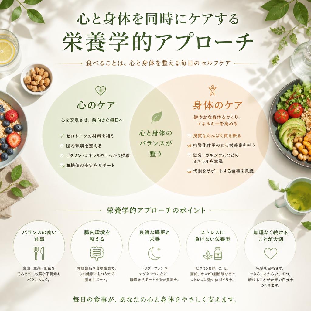 心と身体を同時にケアする栄養学的アプローチ