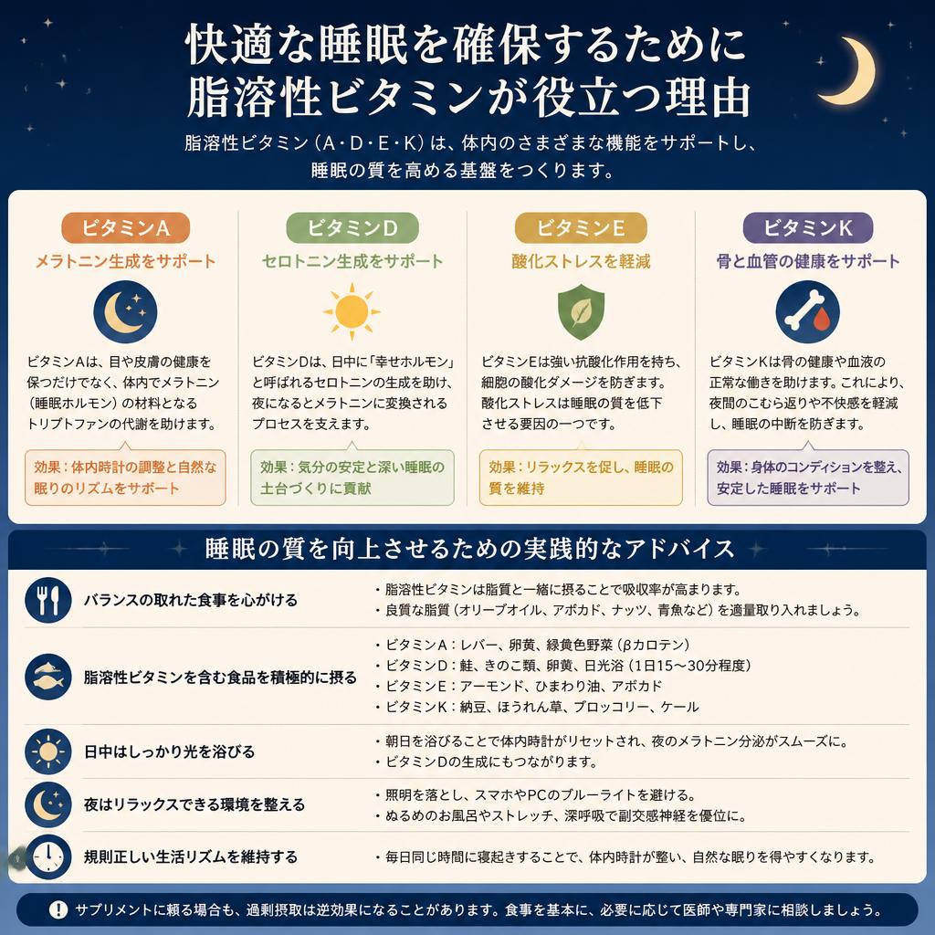 快眠を促すためのアプローチ