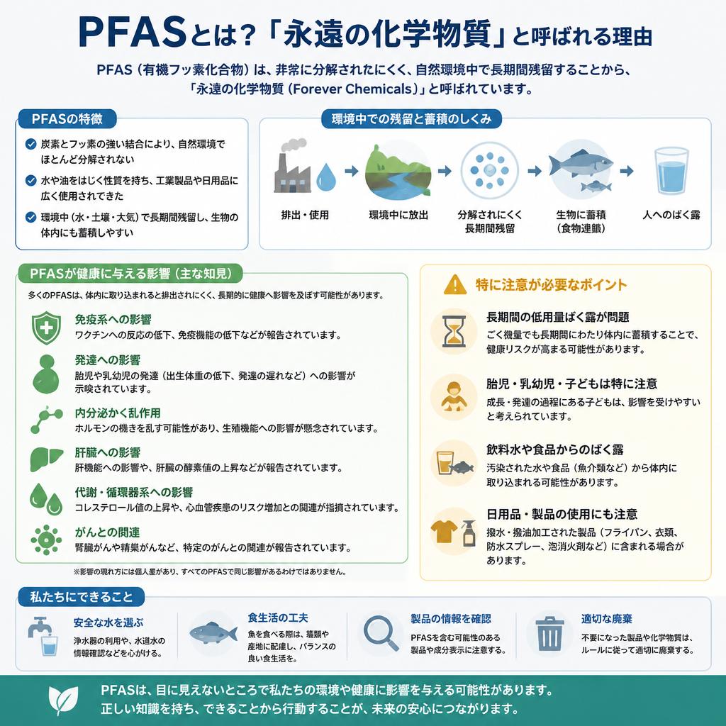 PFASって何？私たちに与えるリスク