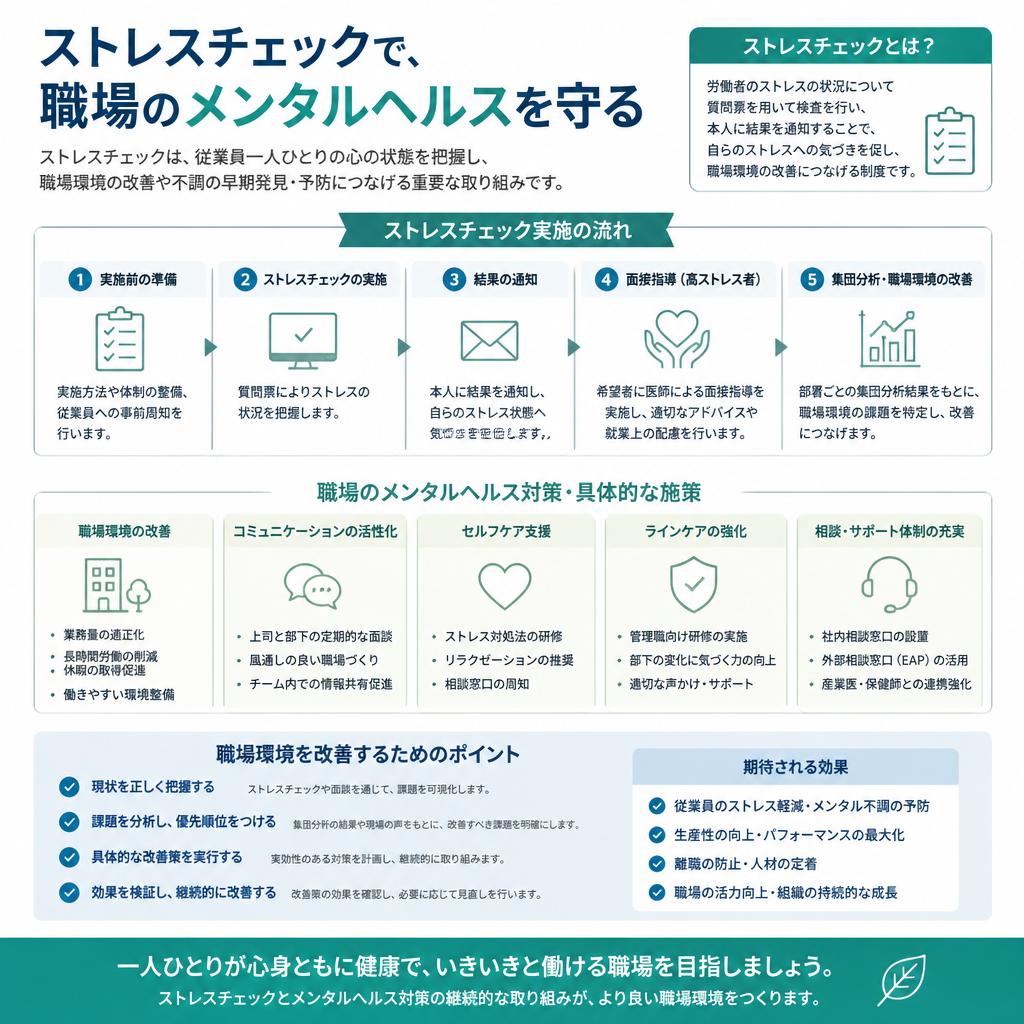 ストレスチェックとメンタルヘルス対策