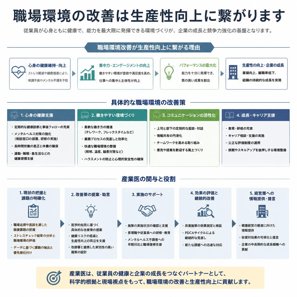 安心・快適な職場環境の実現