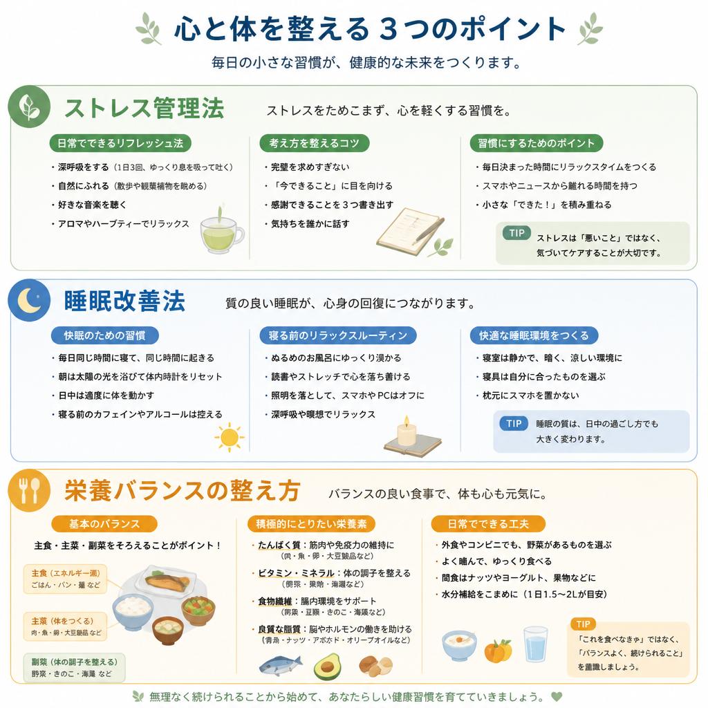 具体的な対策とサポート